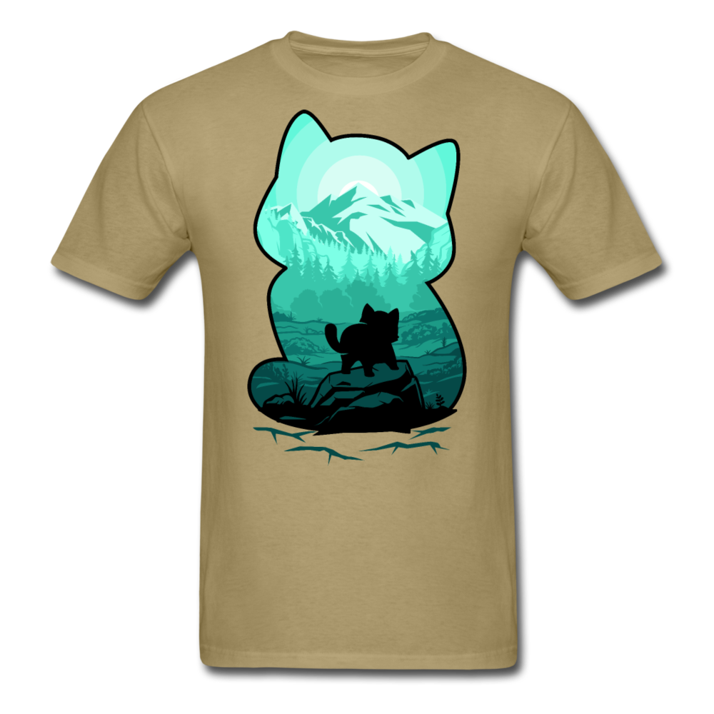 Wild Mountain Cat - Unisex Classic T-Shirt - khaki