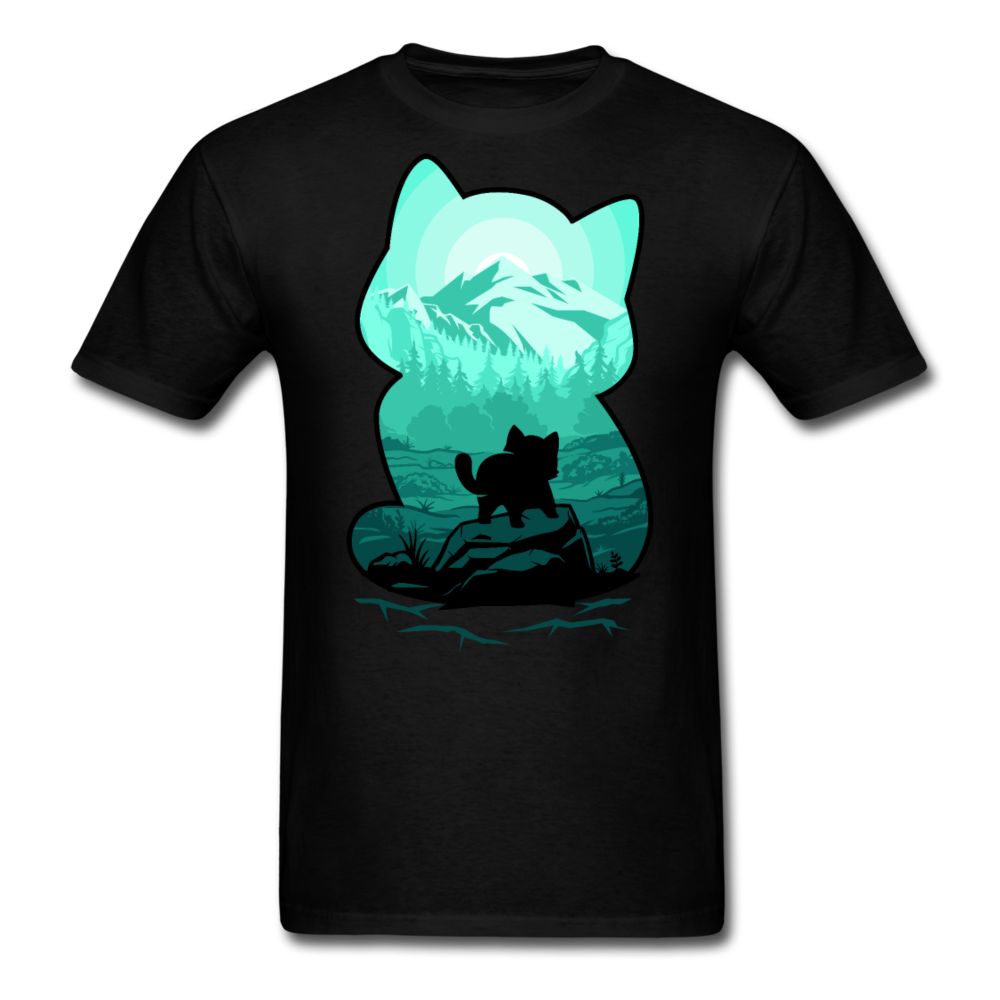 Wild Mountain Cat - Unisex Classic T-Shirt - black