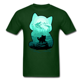 Wild Mountain Cat - Unisex Classic T-Shirt - forest green