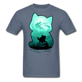 Wild Mountain Cat - Unisex Classic T-Shirt - denim