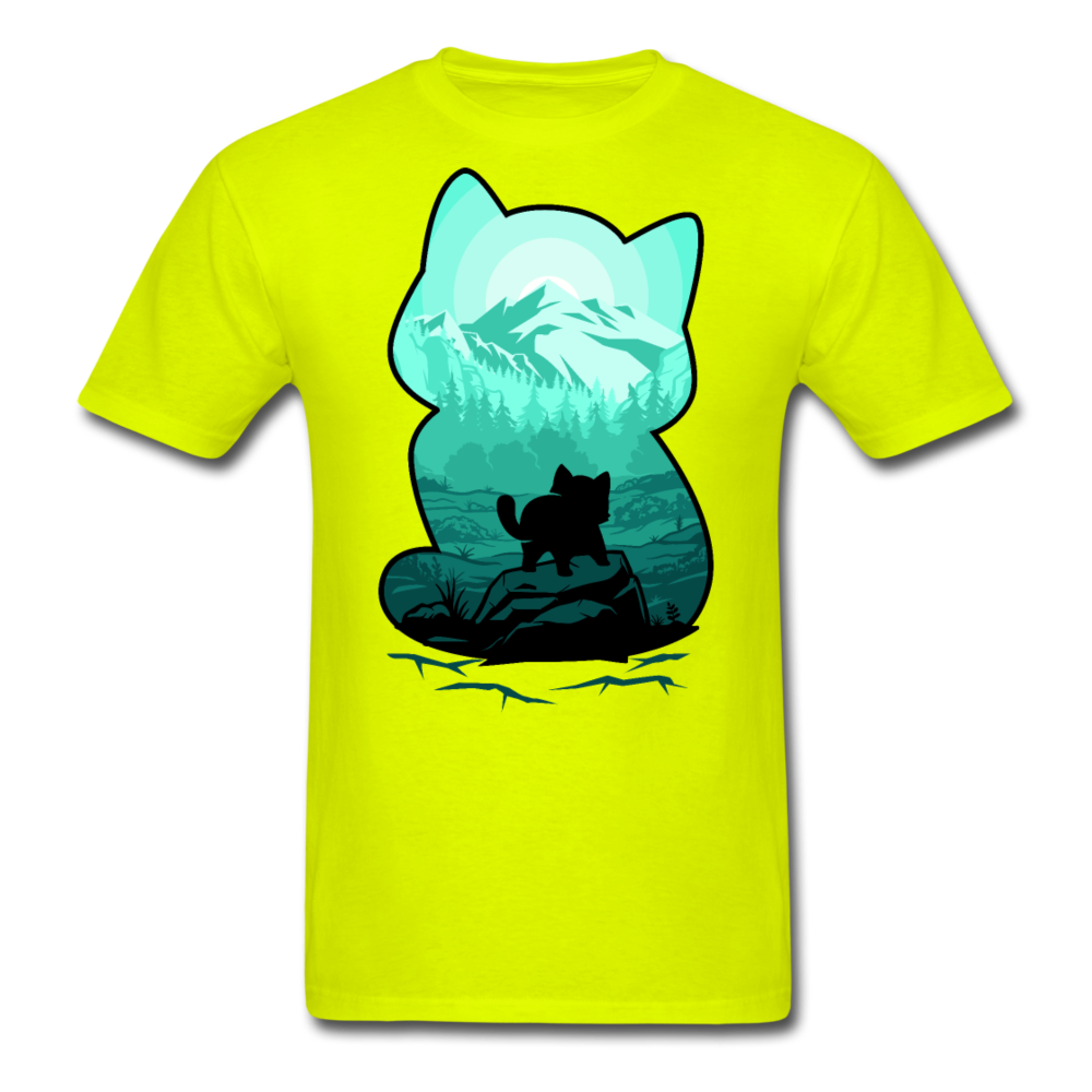 Wild Mountain Cat - Unisex Classic T-Shirt - safety green