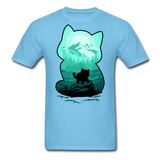 Wild Mountain Cat - Unisex Classic T-Shirt - aquatic blue