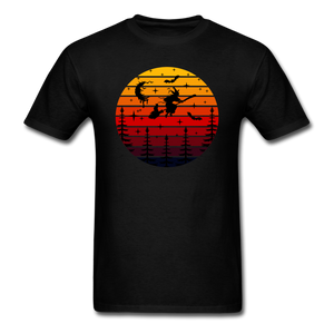 Halloween Night Sky - Retro - Unisex Classic T-Shirt - black
