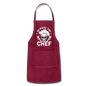 Beware The Chef - Adjustable Apron - burgundy