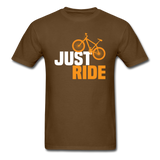 Just Ride - Bike - Unisex Classic T-Shirt - brown