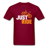 Just Ride - Bike - Unisex Classic T-Shirt - burgundy