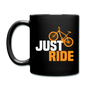 Just Ride - Bike - Full Color Mug - black