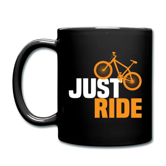 Just Ride - Bike - Full Color Mug - black