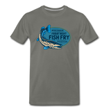 Wisconsin Friday Night Fish Fry Tradition - Men's Premium T-Shirt - asphalt gray