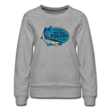 Wisconsin Friday Night Fish Fry Tradition - Women’s Premium Sweatshirt - heather gray