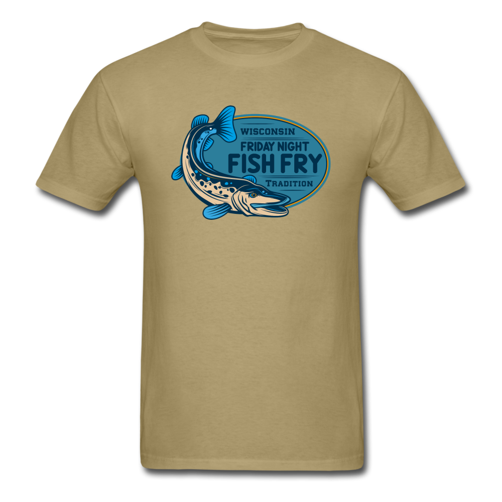 Wisconsin Friday Night Fish Fry Tradition - Unisex Classic T-Shirt - khaki