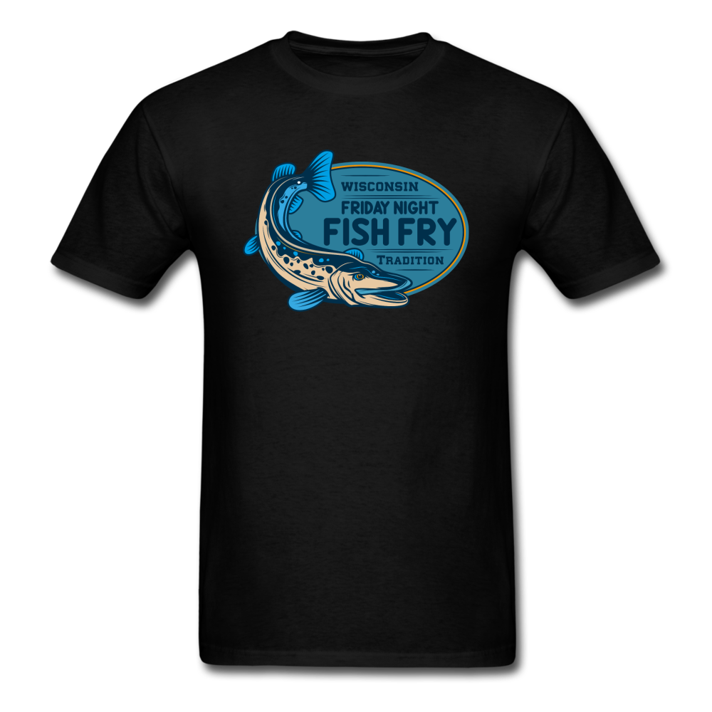 Wisconsin Friday Night Fish Fry Tradition - Unisex Classic T-Shirt - black