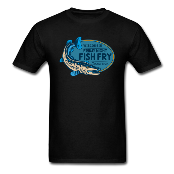 Wisconsin Friday Night Fish Fry Tradition - Unisex Classic T-Shirt - black