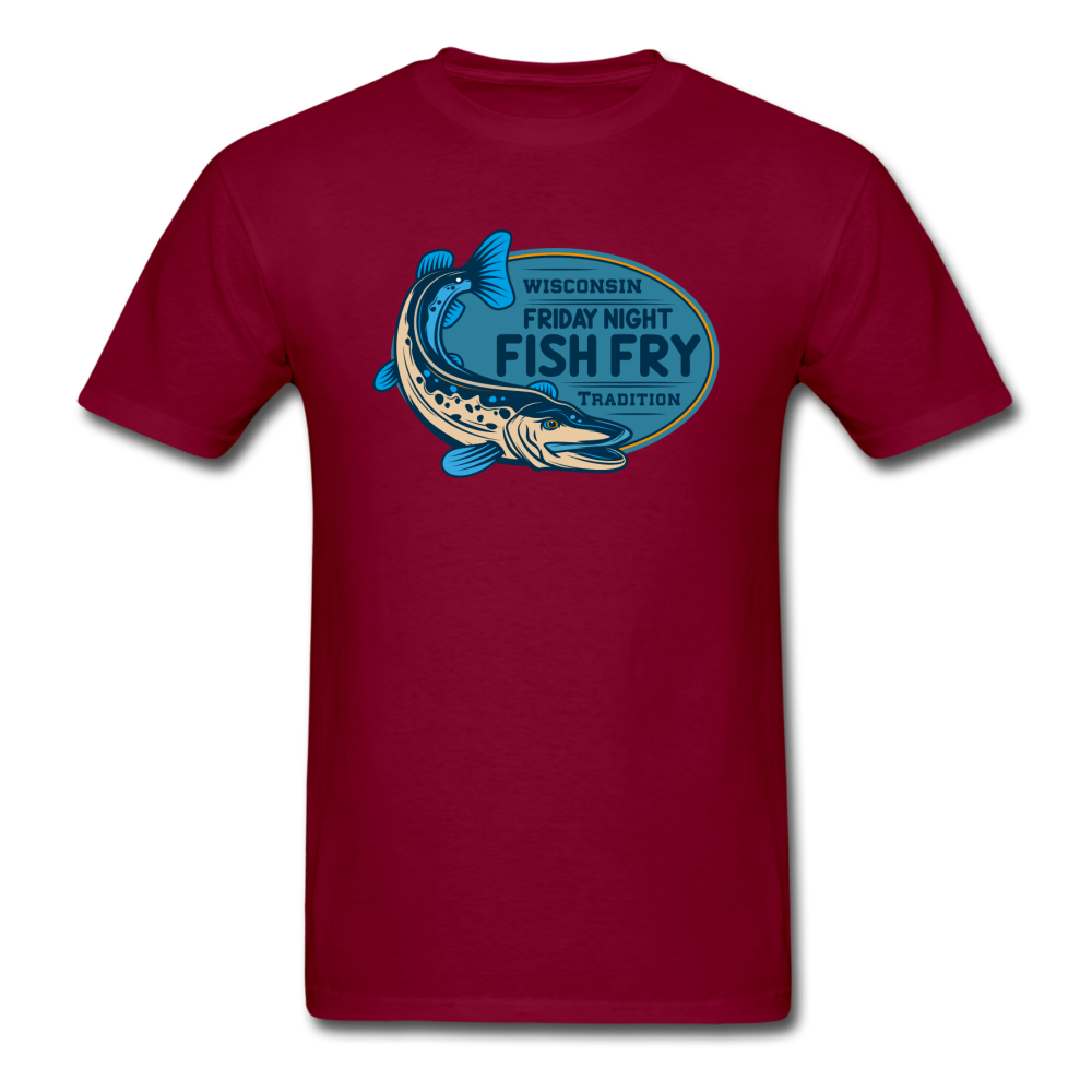 Wisconsin Friday Night Fish Fry Tradition - Unisex Classic T-Shirt - burgundy