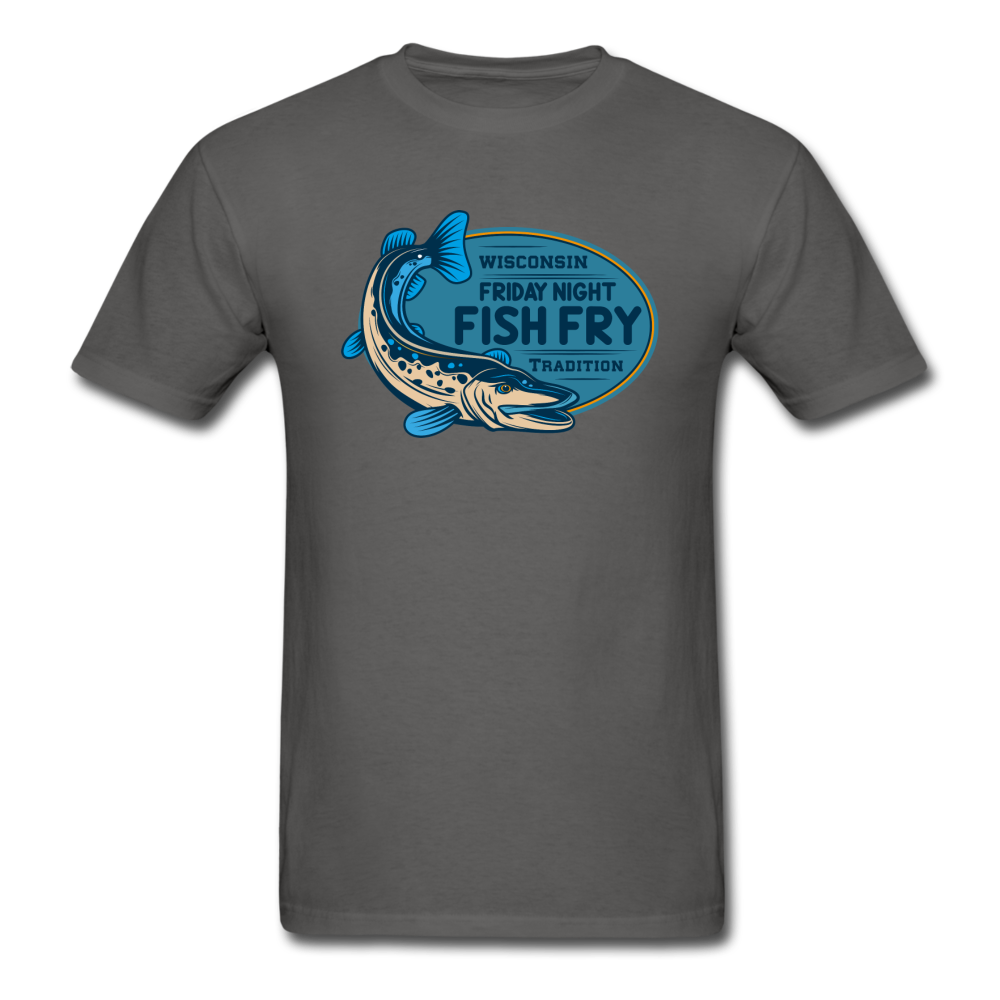 Wisconsin Friday Night Fish Fry Tradition - Unisex Classic T-Shirt - charcoal