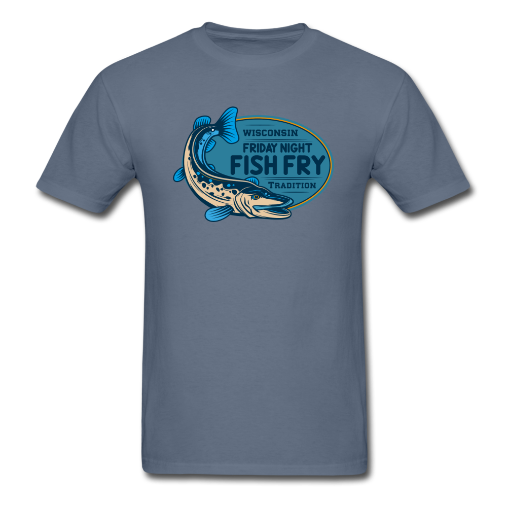 Wisconsin Friday Night Fish Fry Tradition - Unisex Classic T-Shirt - denim