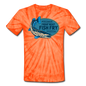 Wisconsin Friday Night Fish Fry Tradition - Unisex Tie Dye T-Shirt - spider orange