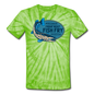 Wisconsin Friday Night Fish Fry Tradition - Unisex Tie Dye T-Shirt - spider lime green