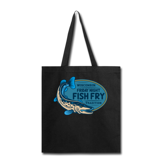 Wisconsin Friday Night Fish Fry Tradition - Tote Bag - black