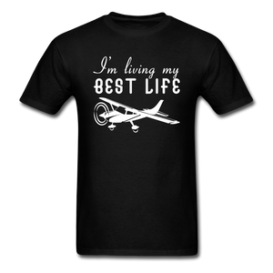 I'm Living My Best Life - White - Unisex Classic T-Shirt - black