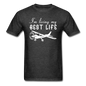 I'm Living My Best Life - White - Unisex Classic T-Shirt - heather black