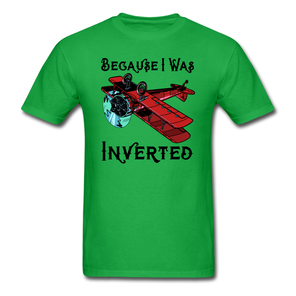 Because I Was Inverted - Biplane - Unisex Classic T-Shirt - bright green