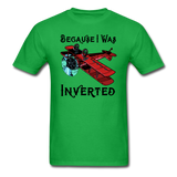 Because I Was Inverted - Biplane - Unisex Classic T-Shirt - bright green