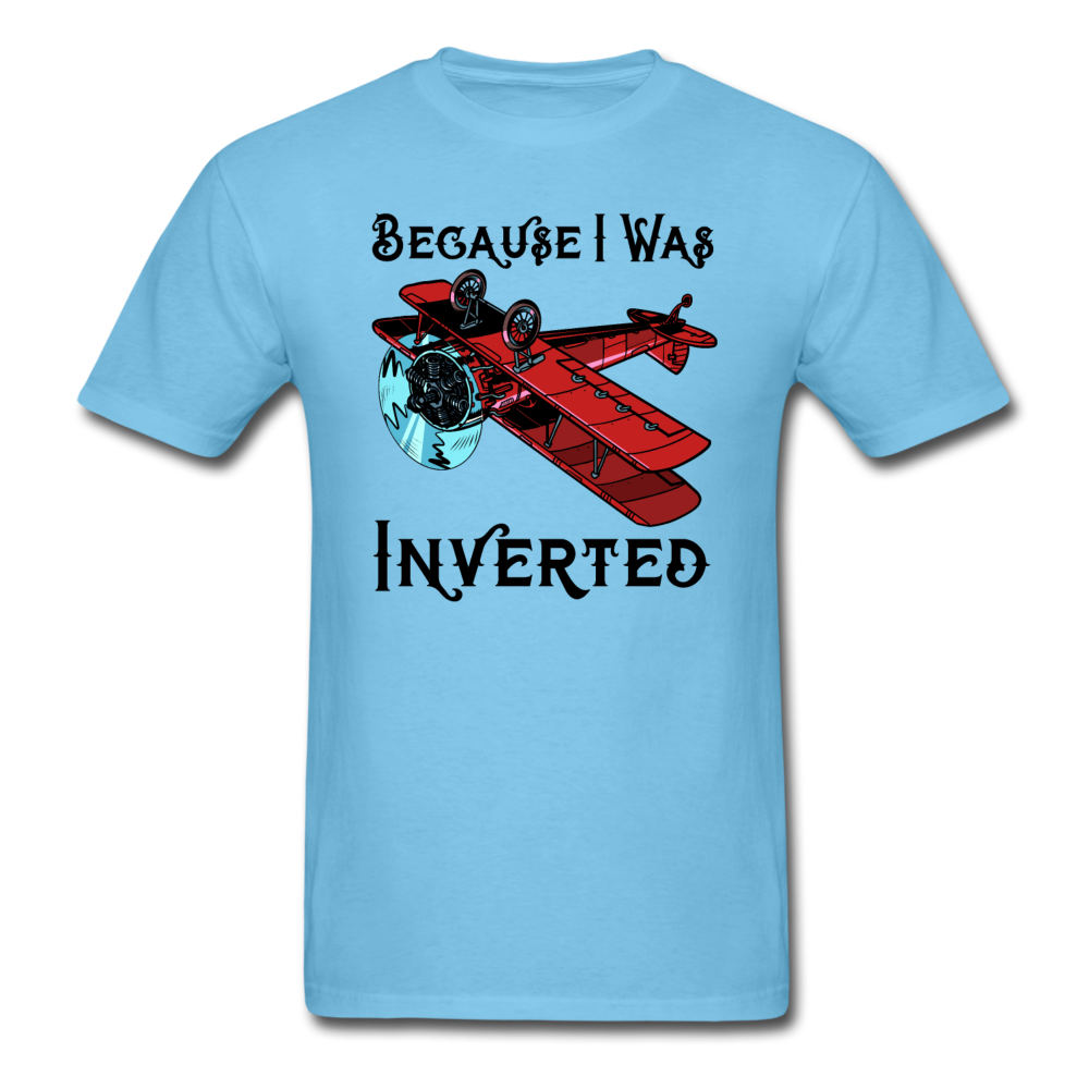 Because I Was Inverted - Biplane - Unisex Classic T-Shirt - aquatic blue