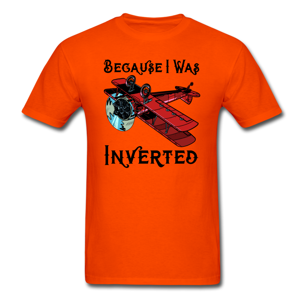 Because I Was Inverted - Biplane - Unisex Classic T-Shirt - orange