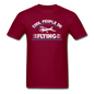 Cool People Do Flying - Unisex Classic T-Shirt - burgundy