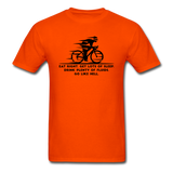 Eat Right, Go Like Hell - Black - Unisex Classic T-Shirt - orange