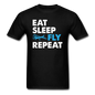 Eat, Sleep, Fly Repeat - v3 - Unisex Classic T-Shirt - black