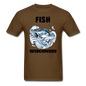 Fish Wisconsin - Unisex Classic T-Shirt - brown