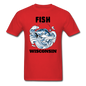 Fish Wisconsin - Unisex Classic T-Shirt - red