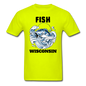 Fish Wisconsin - Unisex Classic T-Shirt - safety green