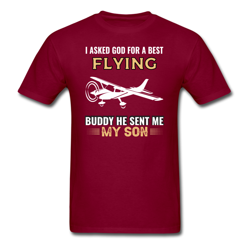 Flying Buddy - Son - Unisex Classic T-Shirt - burgundy