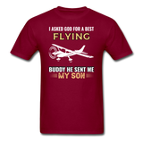Flying Buddy - Son - Unisex Classic T-Shirt - burgundy