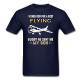 Flying Buddy - Son - Unisex Classic T-Shirt - navy