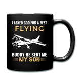 Flying Buddy - Son - Full Color Mug - black