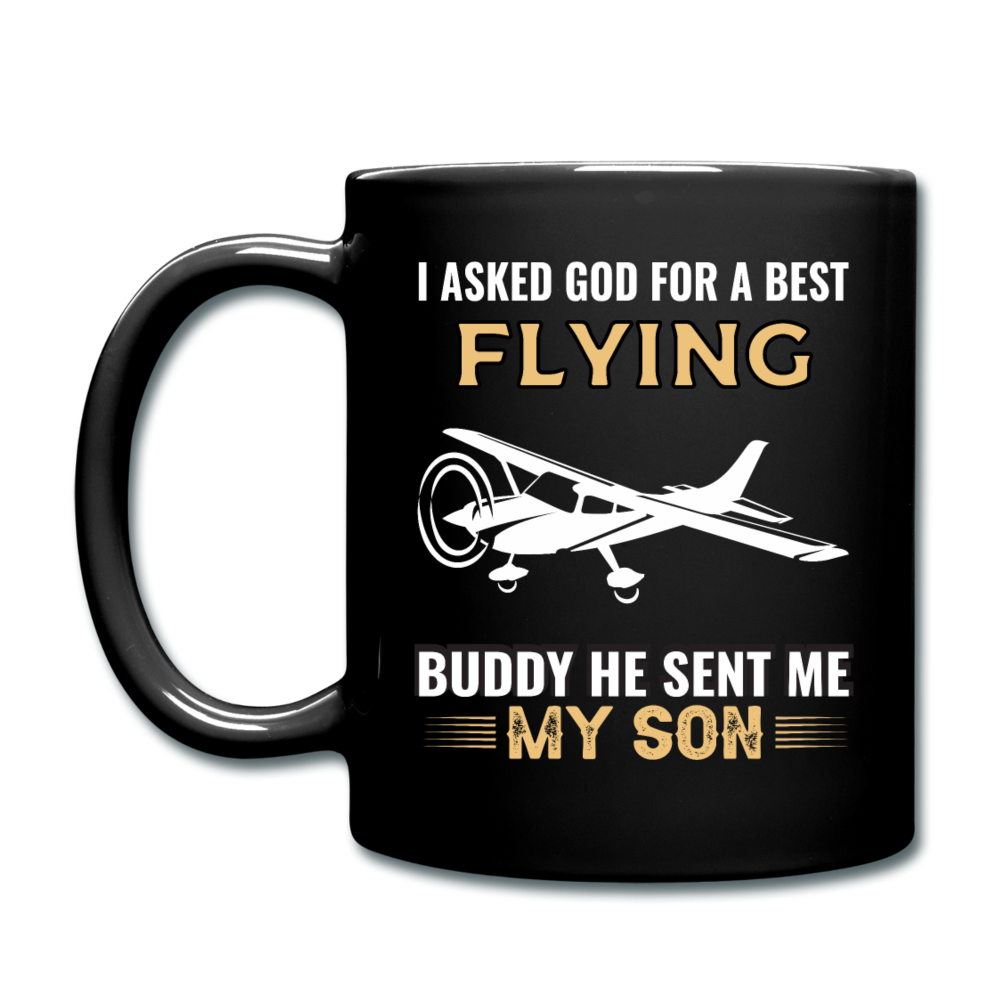 Flying Buddy - Son - Full Color Mug - black