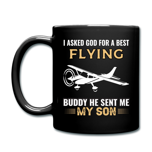 Flying Buddy - Son - Full Color Mug - black