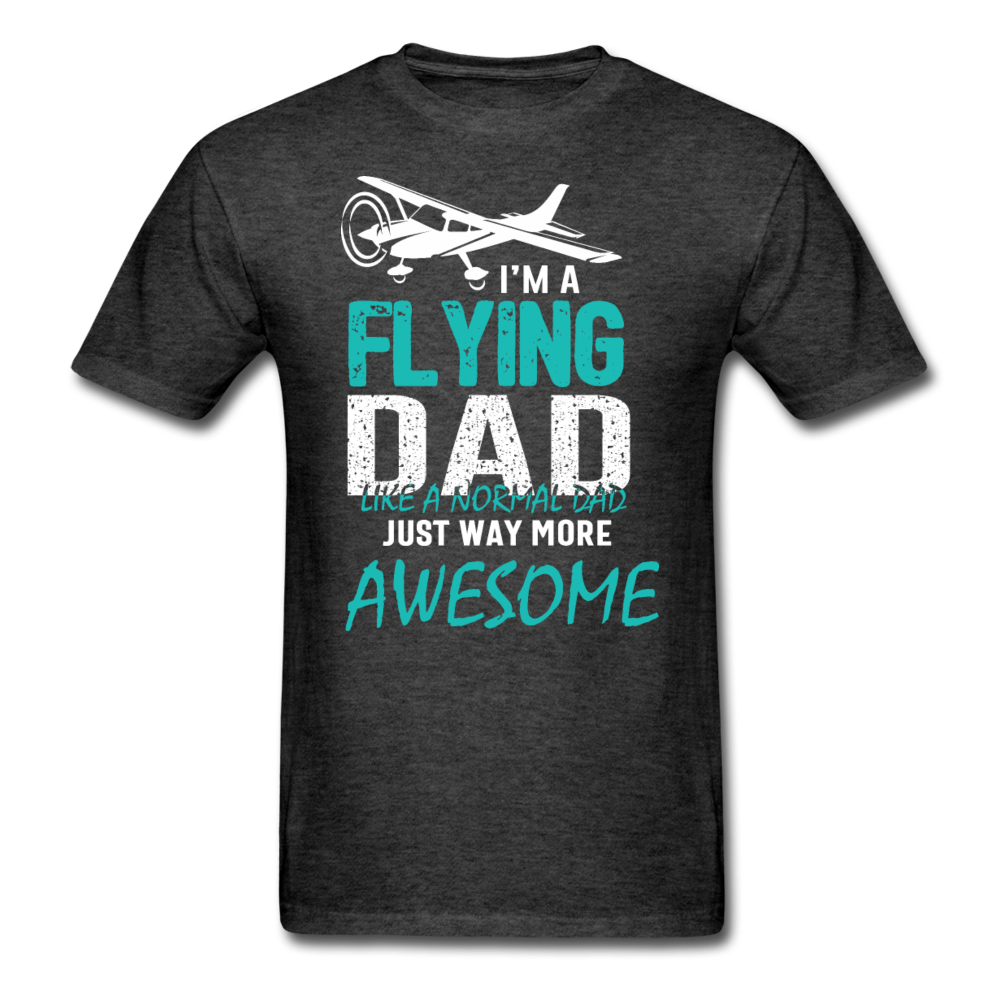 Flying Dad - Unisex Classic T-Shirt - heather black