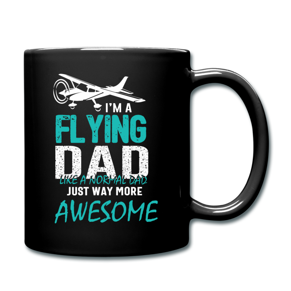 Flying Dad - Full Color Mug - black