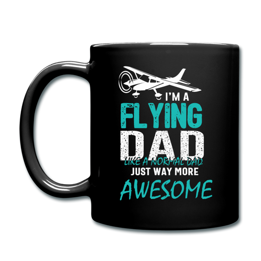 Flying Dad - Full Color Mug - black