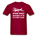 Rise And Shine - White - Unisex Classic T-Shirt - dark red