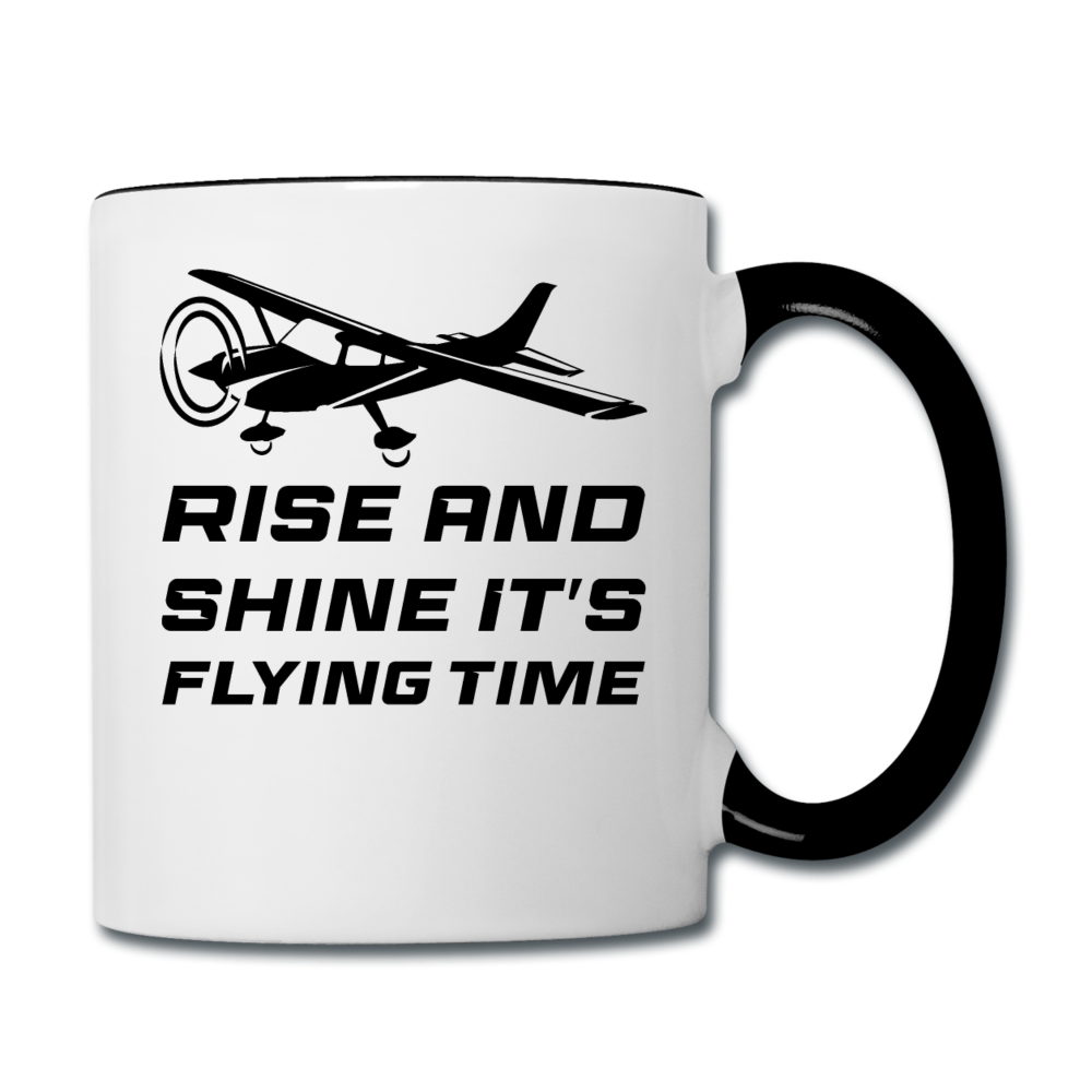 Rise And Shine - Black - Contrast Coffee Mug - white/black