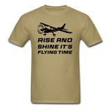 Rise And Shine - Black - Unisex Classic T-Shirt - khaki