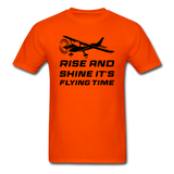 Rise And Shine - Black - Unisex Classic T-Shirt - orange