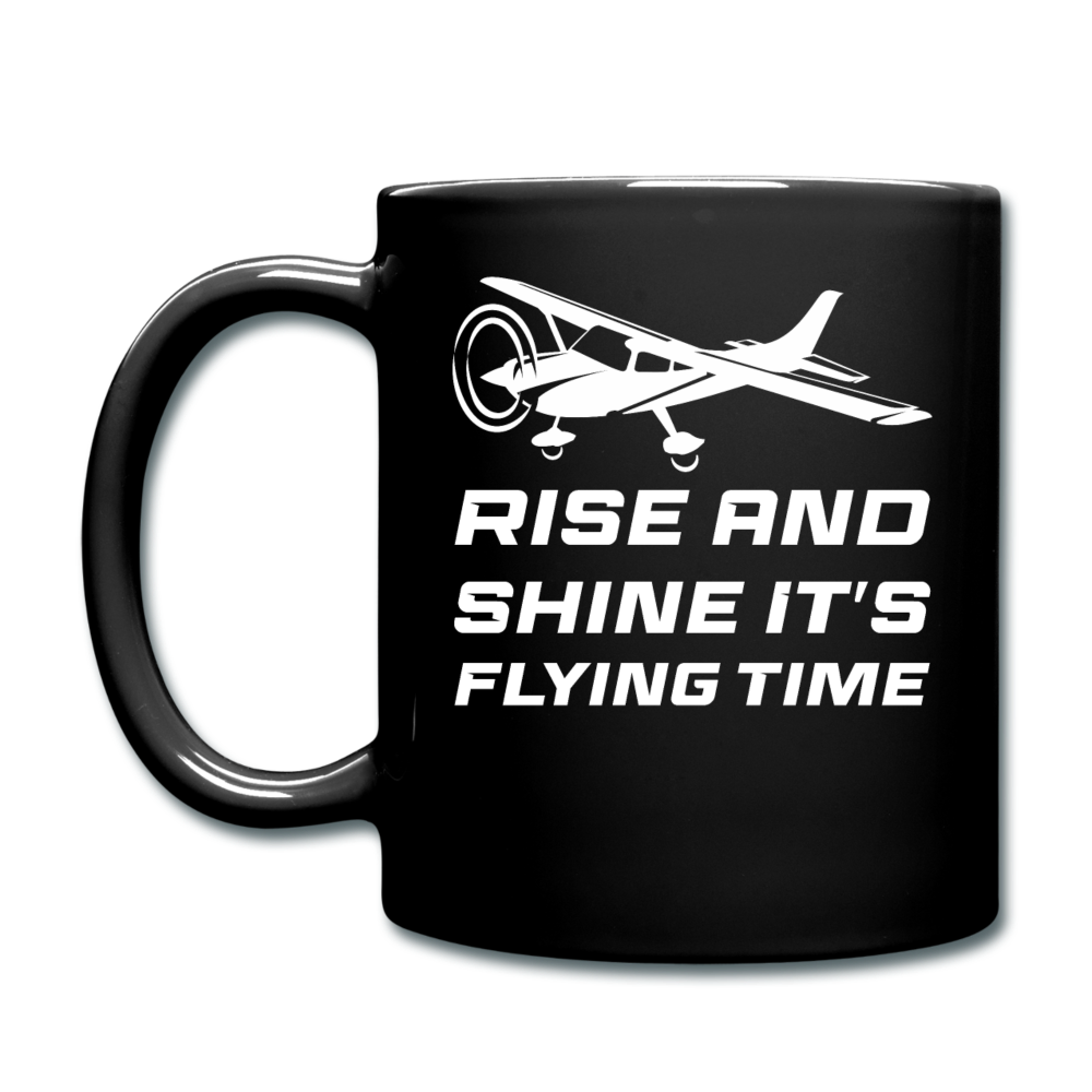 Rise And Shine - White - Full Color Mug - black