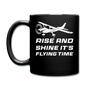 Rise And Shine - White - Full Color Mug - black